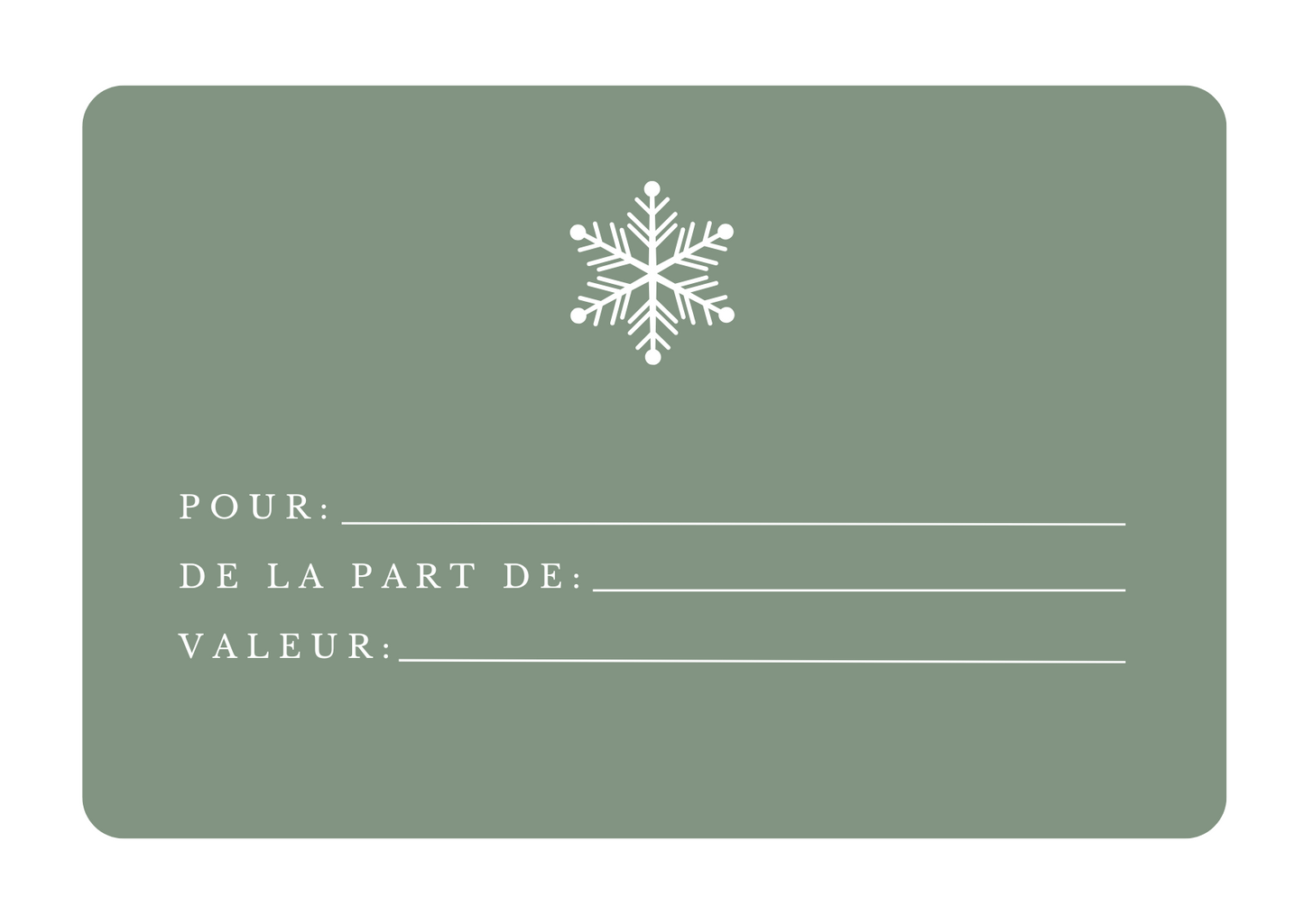 Carte Cadeau